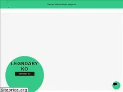Sites similar to legendaryko.com