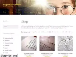 Sites similar to legendaryletters.com
