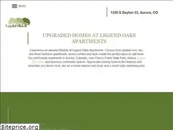 Sites similar to legendoaksco-apts.com