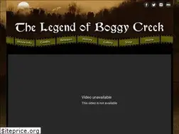 Sites similar to legendofboggycreek.com