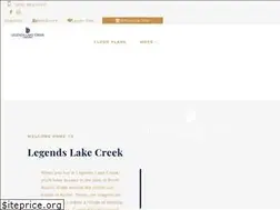 Sites similar to legendslakecreek.com