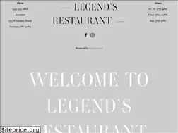 Sites similar to legendsrestaurant.com