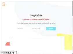 Sites similar to legesher.io
