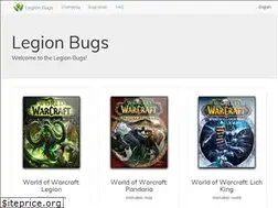 Sites similar to legionbugs.com