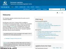 Sites similar to legislation.tas.gov.au