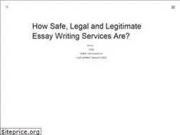 Sites similar to legit-essay-writing.services