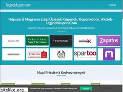 Sites similar to legjobbkupon.com