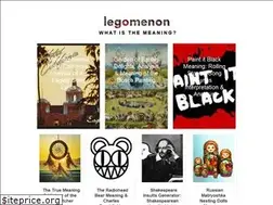 Sites similar to legomenon.com