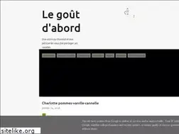 Sites similar to legoutdabord.blogspot.com