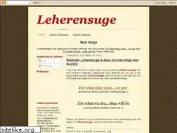 Sites similar to leherensuge.blogspot.com