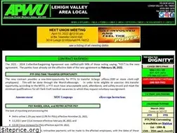 Sites similar to lehighvalleyapwu.org