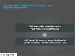 Sites similar to lehman-claims.com