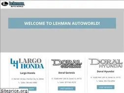 Sites similar to lehmanautoworld.com