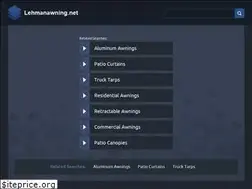 Sites similar to lehmanawning.net