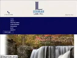 Sites similar to lehmanlawpa.com