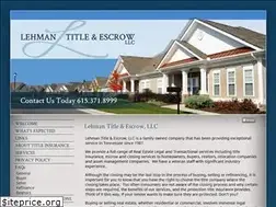 Sites similar to lehmantn.com
