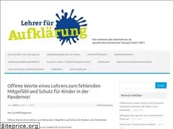 Sites similar to lehrer-fuer-aufklaerung.de