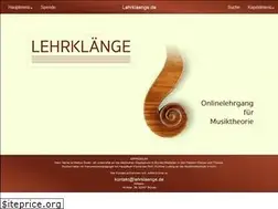 Sites similar to lehrklaenge.de
