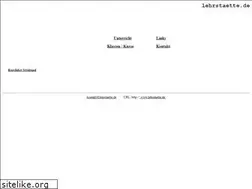 Sites similar to lehrstaette.de