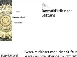 Sites similar to leibinger-stiftung.de