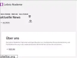 Sites similar to leibniz-akademie.de