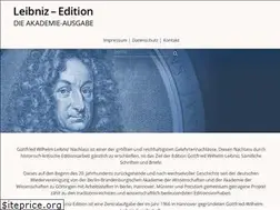 Sites similar to leibnizedition.de