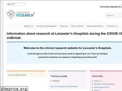 Sites similar to leicestersresearch.nhs.uk