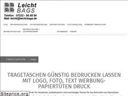 Sites similar to leicht-bags.de