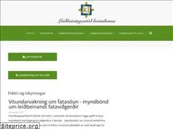 Sites similar to leidbeiningastod.is