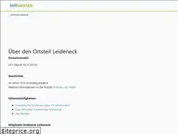 Sites similar to leideneck-hunsrueck.de