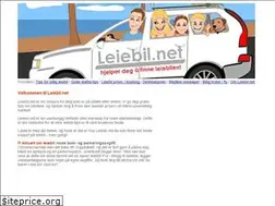 Sites similar to leiebil.net