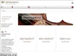 Sites similar to leihinstrumente.de