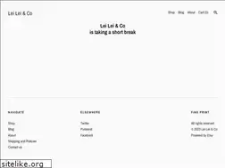 Sites similar to leileiandco.co.uk