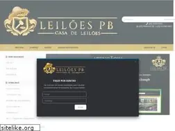 Sites similar to leiloespb.com.br