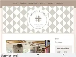 Sites similar to leinen-lodge.de