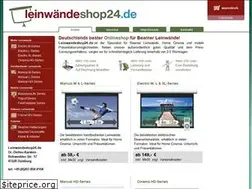 Sites similar to leinwaendeshop24.de