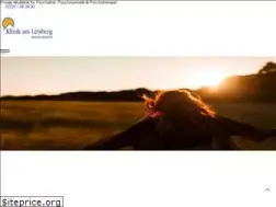 Sites similar to leisberg-klinik.de