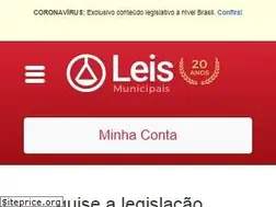 Sites similar to leismunicipais.com.br