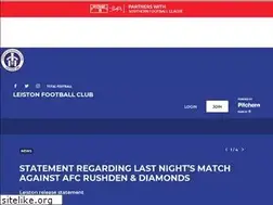 Sites similar to leistonfc.co.uk