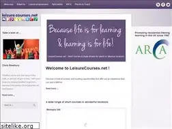 Sites similar to leisurecourses.net