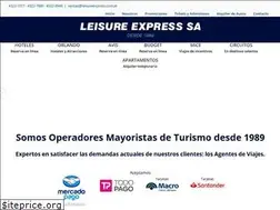 Sites similar to leisureexpress.com.ar