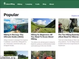 Sites similar to leisurehiking.com