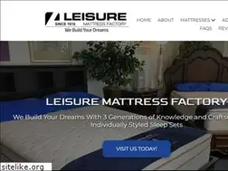 Sites similar to leisuremattress.com