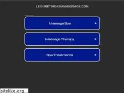 Sites similar to leisuretimeasianmassage.com