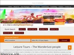 Sites similar to leisuretourindia.com