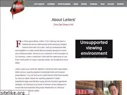 Sites similar to leitersfinecatering.com