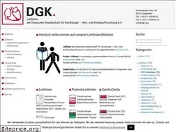 Sites similar to leitlinien.dgk.org
