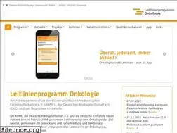 Sites similar to leitlinienprogramm-onkologie.de
