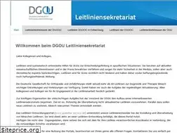 Sites similar to leitliniensekretariat.de