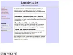 Sites similar to leixoletti.de